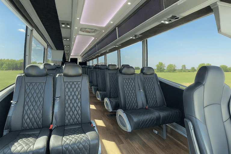 coach bus in Edmond