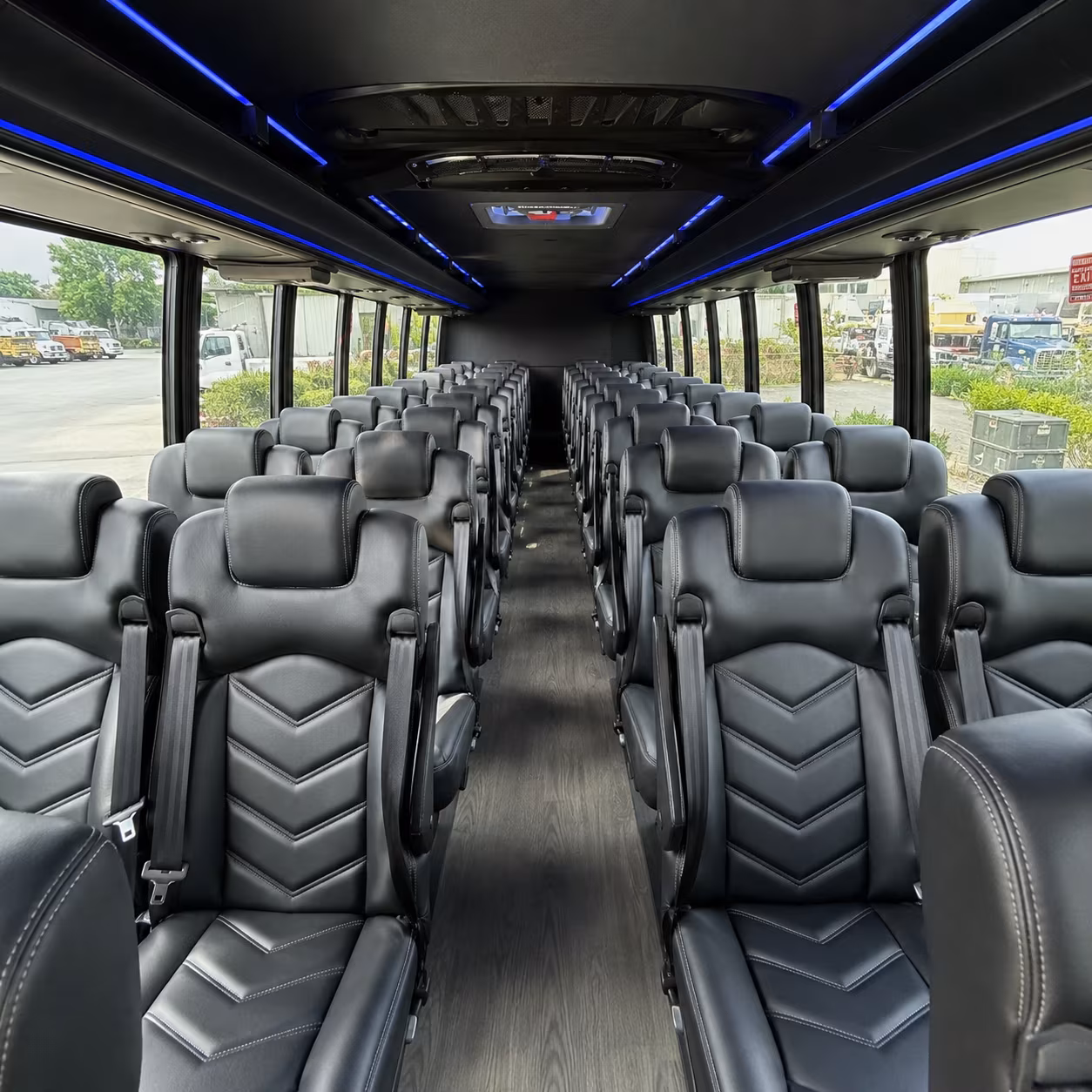 edmond 25 passenger minibus inside