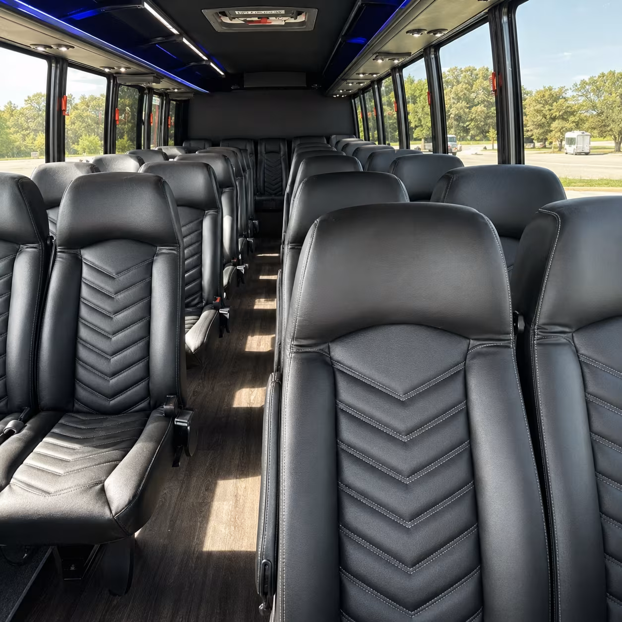 edmond corporate transportation onboard seating