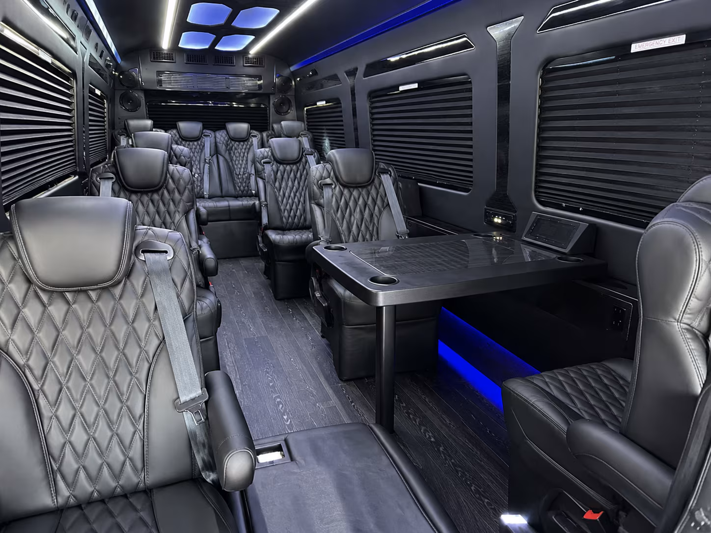 edmond event transportation onboard seating