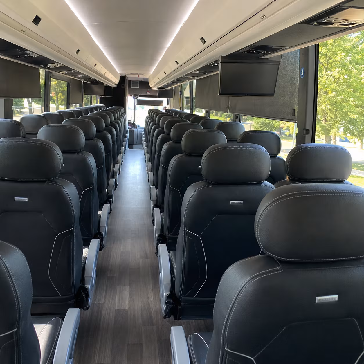 edmond government military charter bus rental