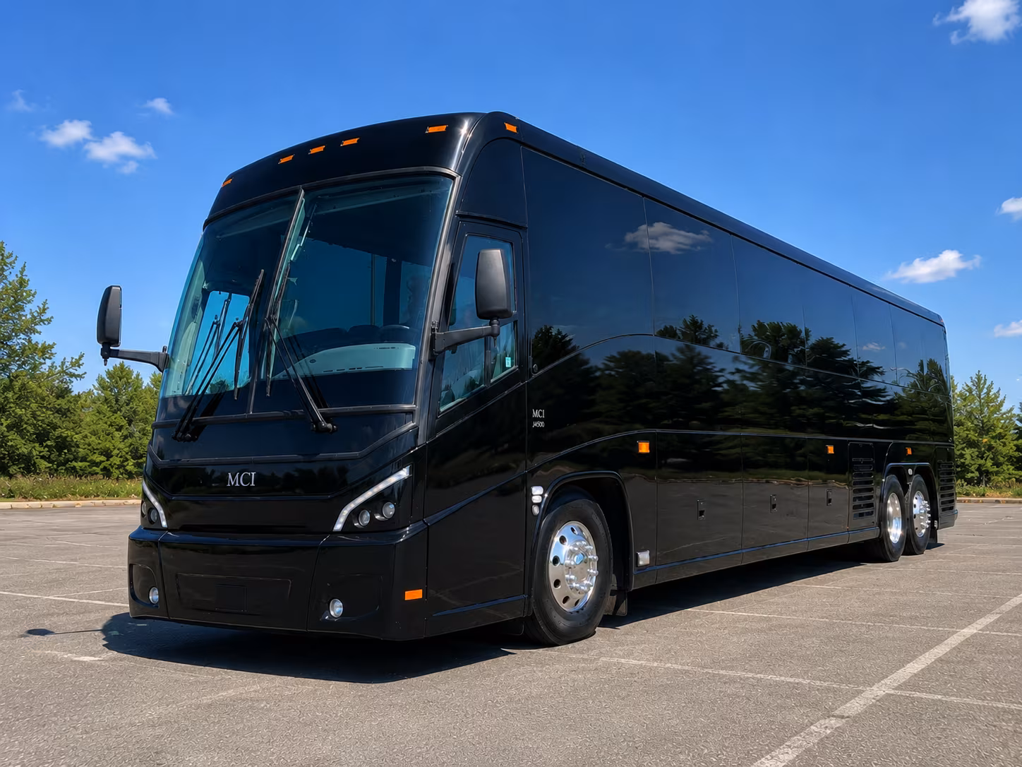 edmond long distance charter bus rental