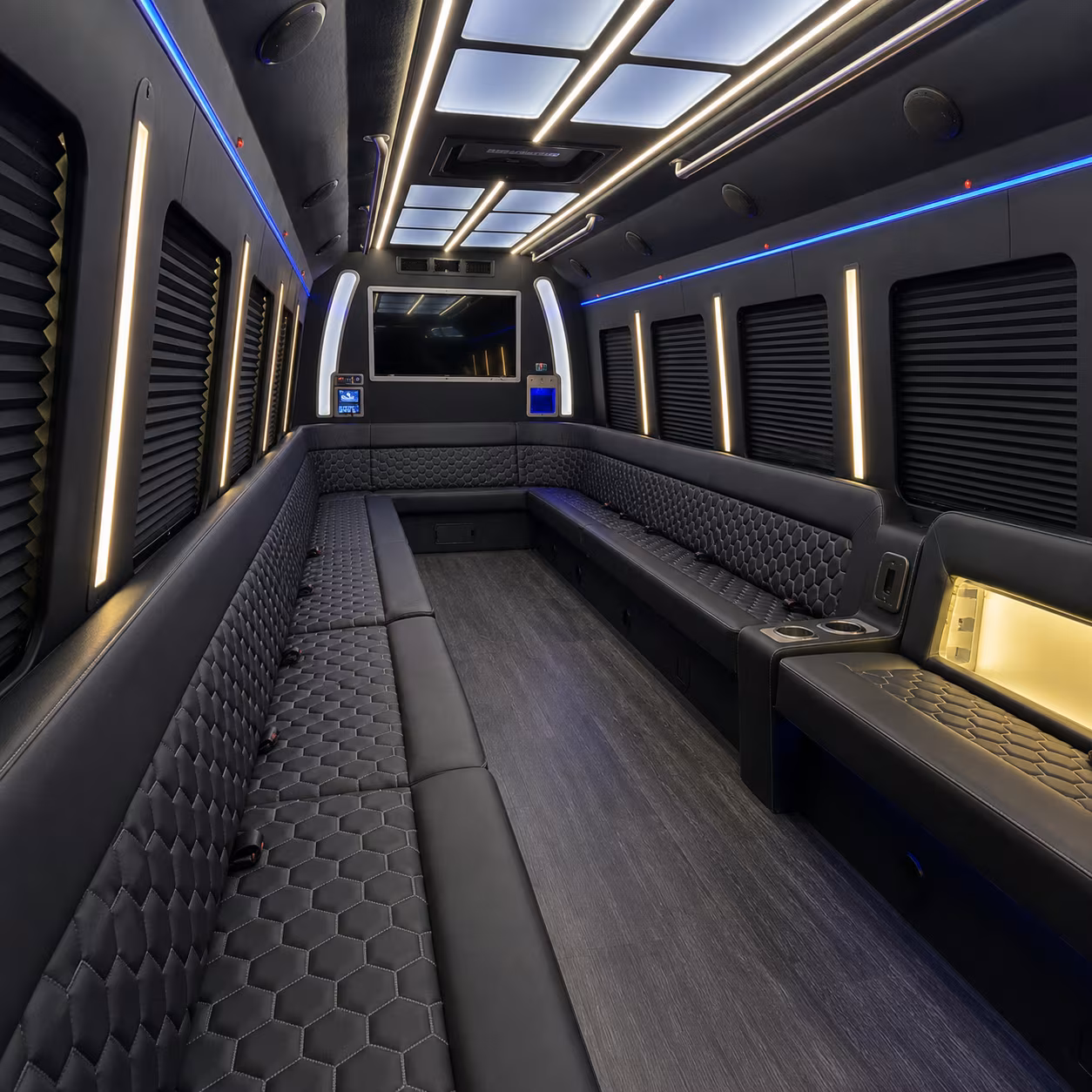 edmond party bus inside