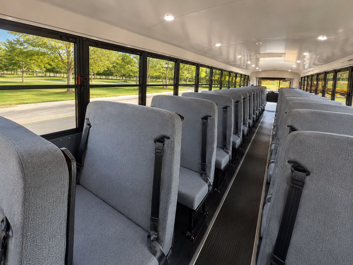 edmond school bus inside