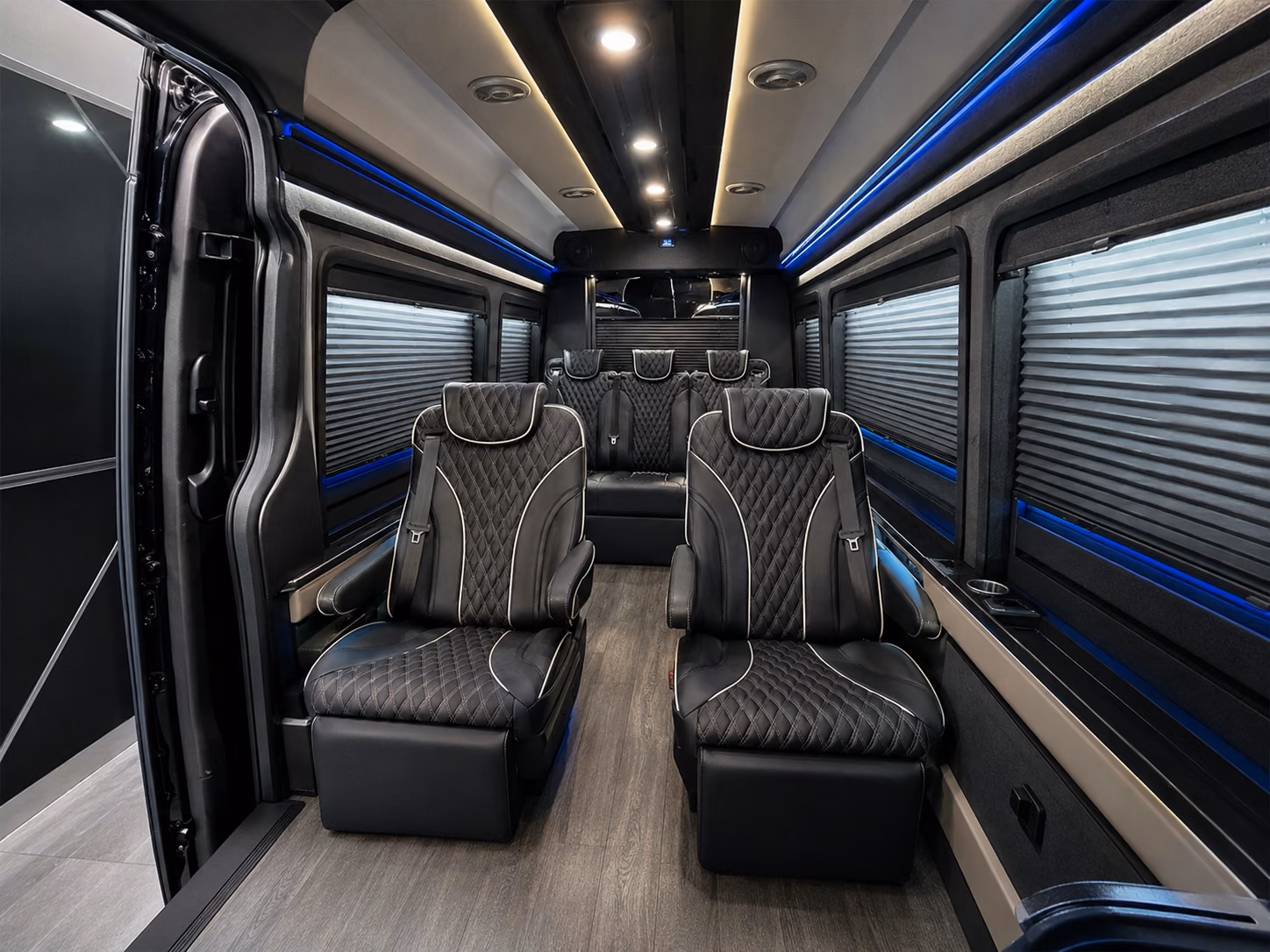 edmond sprinter van with driver inside