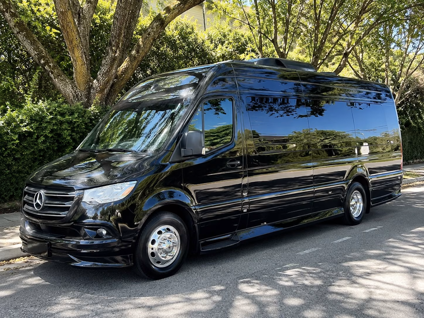 edmond sprinter van with driver