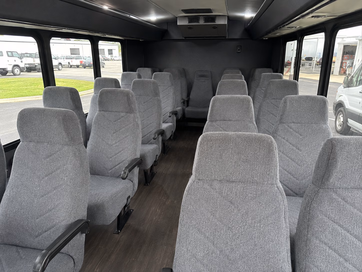minibus rentals for edmond prom groups heading downtown